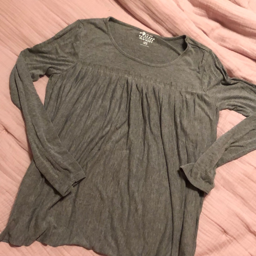 Grey Old Navy Girls Shirt - Size L (10-12)
